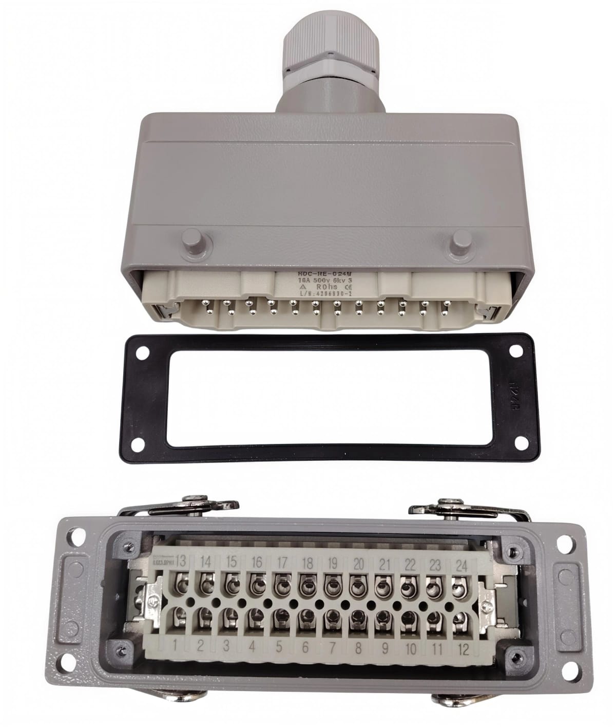 Conector industrial tipo Harting