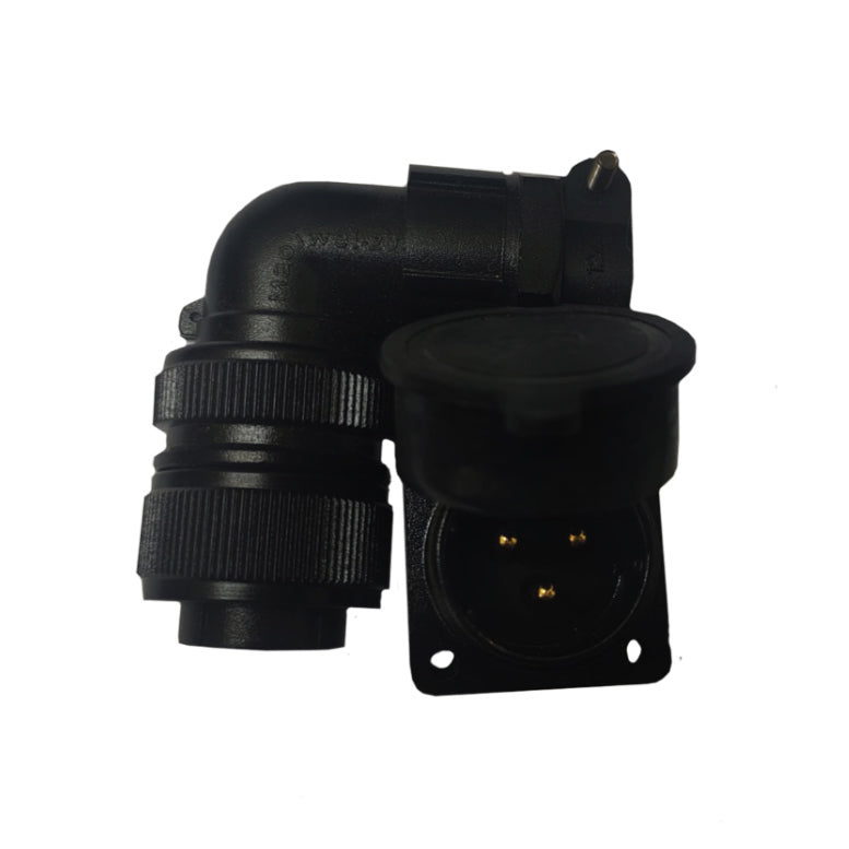 Conector Para Chasis De 4 Pines (90º)