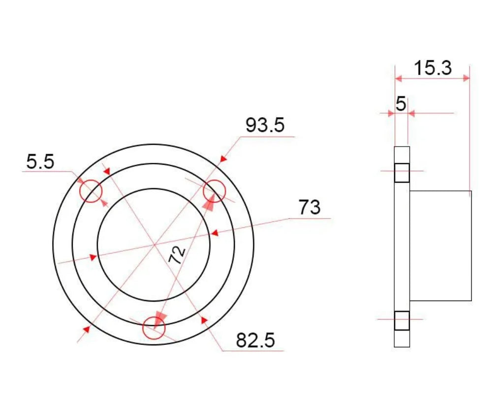 Nivel de burbuja 94mm