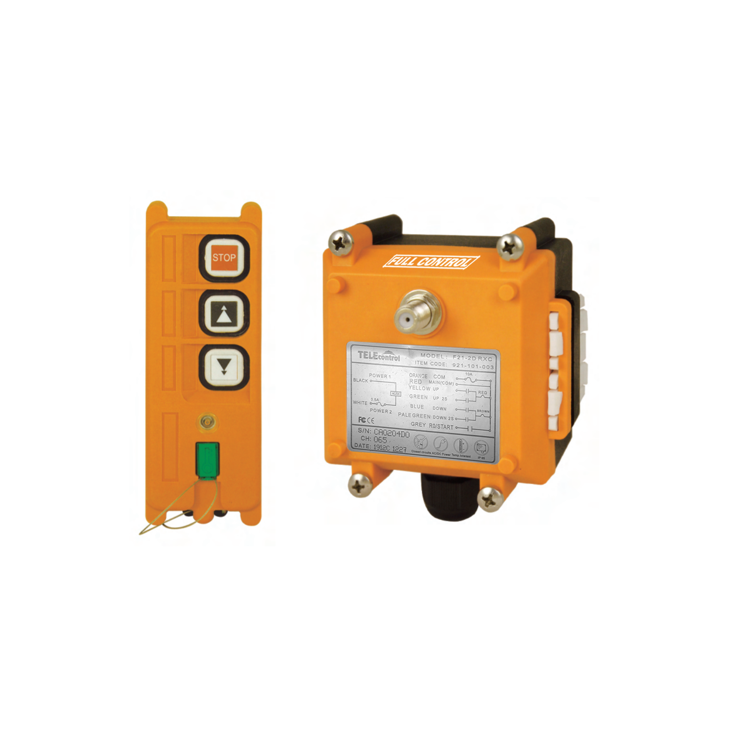 Control inalámbrico 2 botones doble velocidad