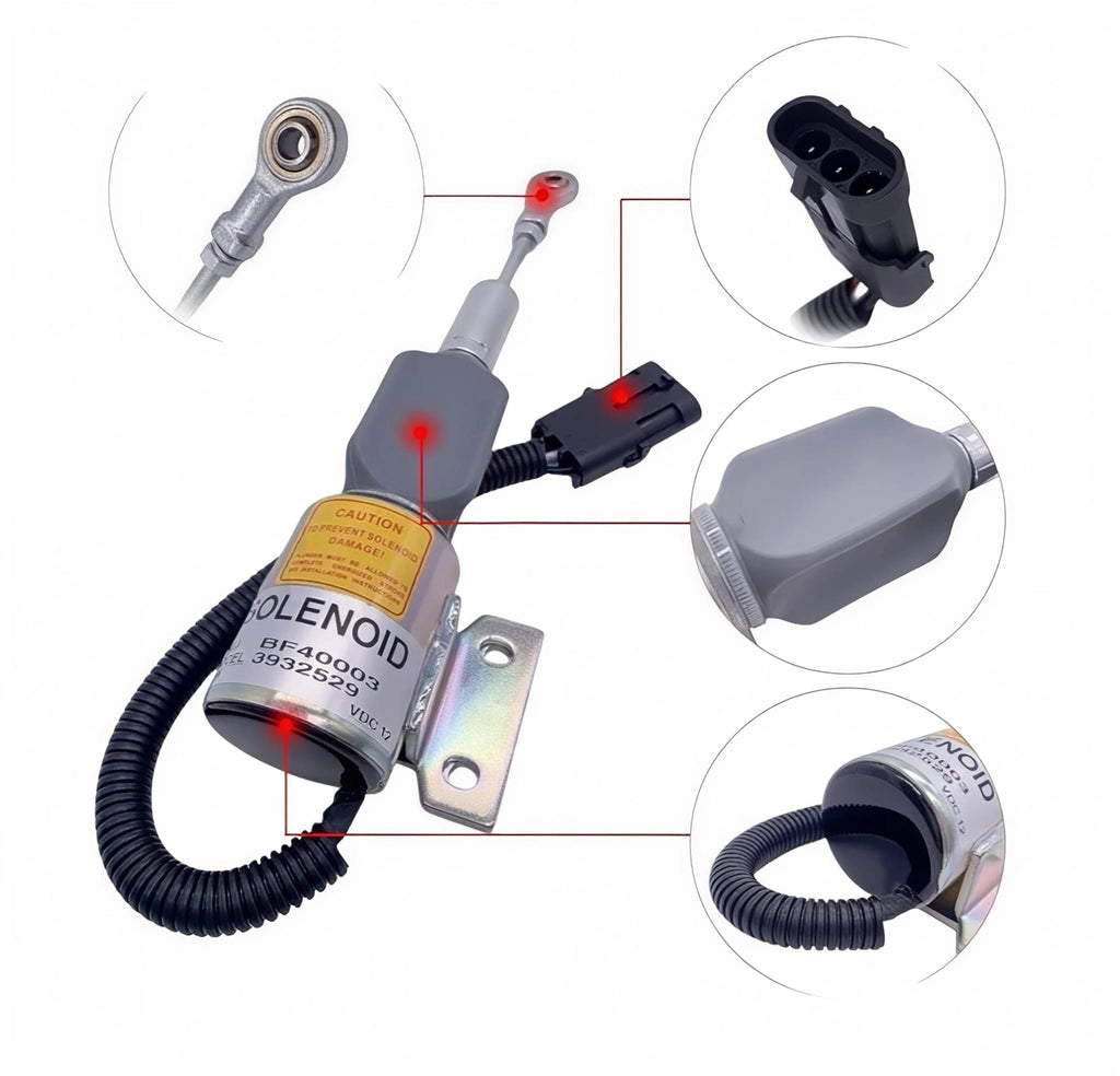 Solenoide de apagado 12V