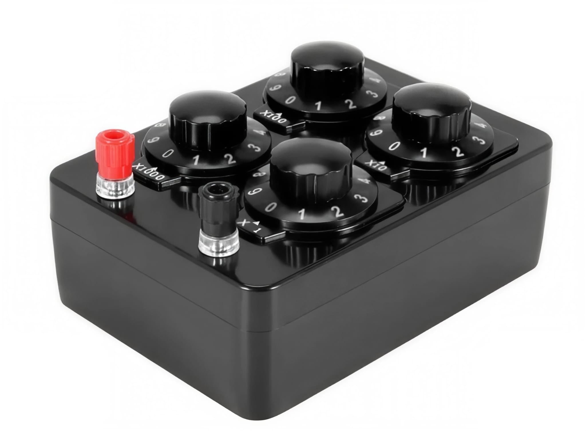 Caja de resistencia variable de 0-9999Ohmios