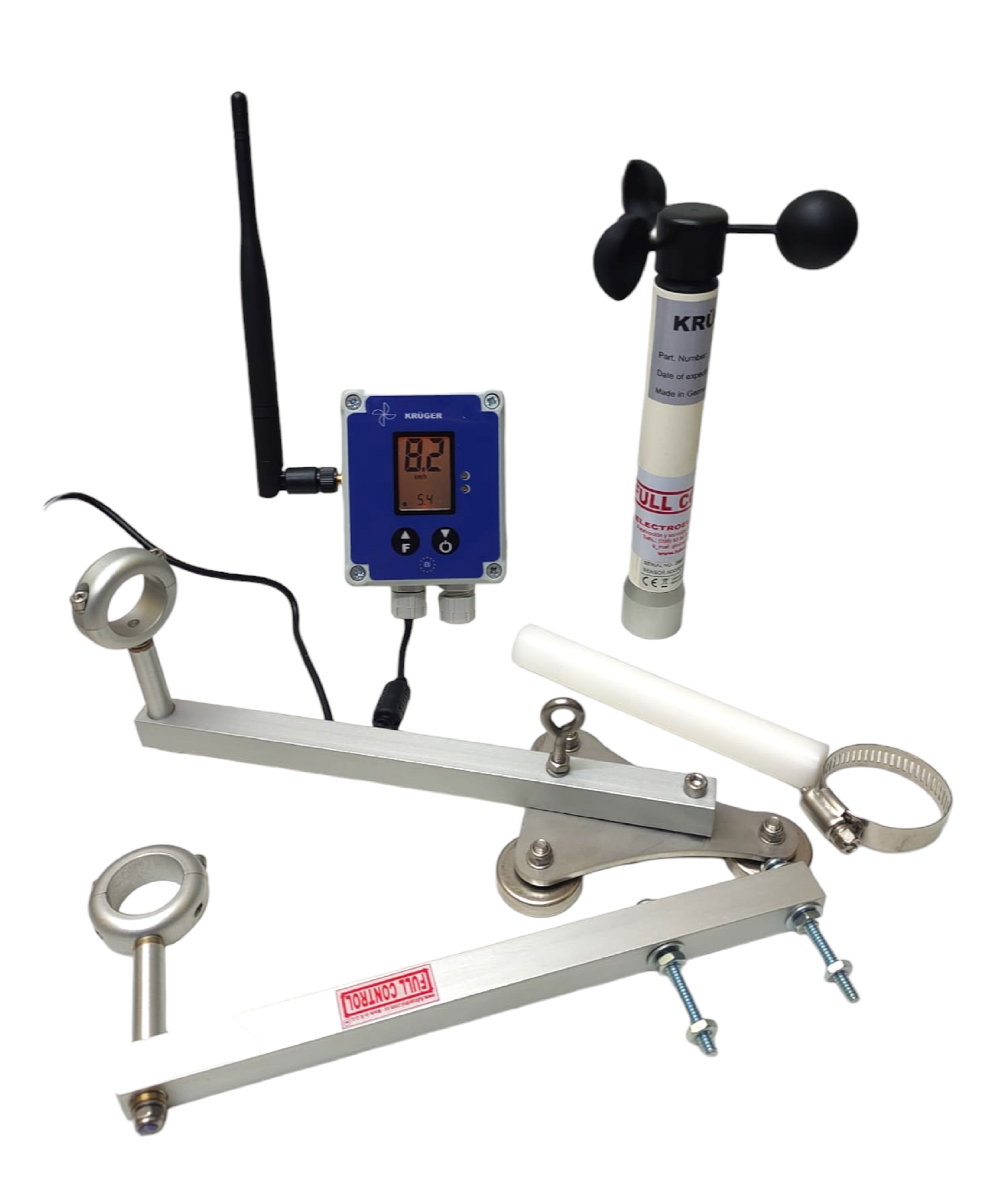 Anemometro inalambrico para gruas